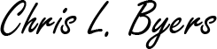 Chris L. Byers signature